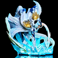 Vue dynamique de la figurine Aokiji sur son socle glacé