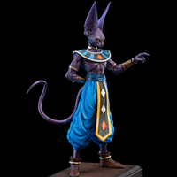 Vue trois-quarts de la figurine Beerus Dieu de la Destruction