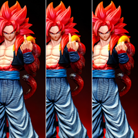 Détail des différentes configurations de main de Gogeta Super Saiyan 4