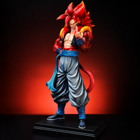 Figurine Gogeta Super Saiyan 4 sur son socle noir