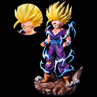 Figurine Gohan Super Saiyan 2 avec seconde tête interchangeable
