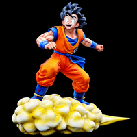 Figurine Goku sur le Nuage Magique en tenue orange