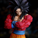 Détail visage alternatif Figurine Goku Super Saiyan 4