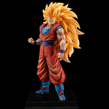 Figurine Goku Super Saiyan 3 avec longue chevelure dorée
