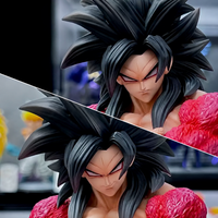 Deux têtes interchangeables Figurine Goku Super Saiyan 4