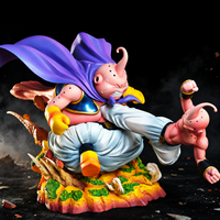 Diorama Majin Buu contre Kid Buu dans une scène de combat