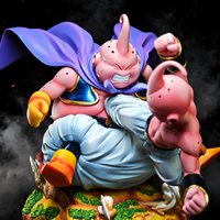Vue dynamique du diorama Majin Buu vs Kid Buu