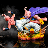 Vue latérale de la figurine Majin Buu vs Kid Buu