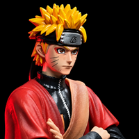 Portrait trois-quarts de Naruto en Mode Ermite avec les yeux ouverts