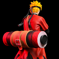 Détail du rouleau dorsal de la figurine Naruto Mode Ermite