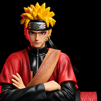 Gros plan de la tête de Naruto Mode Ermite avec les yeux ouverts