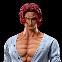 Détail du buste de Shanks le Roux présenté sans sa cape