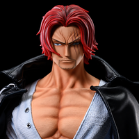 Gros plan du visage de Shanks avec ses cicatrices emblématiques