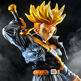 Détail du visage de Trunks du futur en Super Saiyan