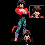 Figurine Vegeta Super Saiyan 4 avec deux têtes interchangeables