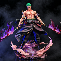 Figurine Zoro Onigashima avec tête interchangeable sans bandana